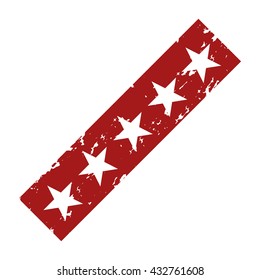 Rating five stars rubber stamp vector illustration. Contains original brushes