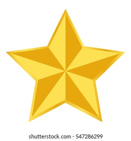 Rating gold star elegant. Yellow stars on a light background for your ideas and business.