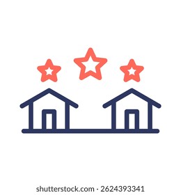 Elemento de icono de calificación para diseño