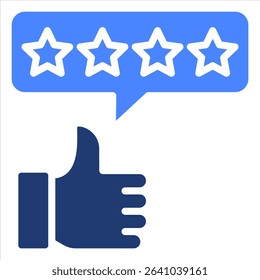 Rating Icon Element for Design