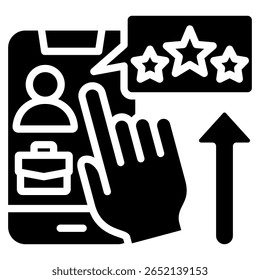 Elemento de icono de calificación para diseño
