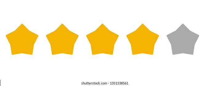 Rating Icon. Flat style vector EPS.