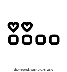 rating icon or logo isolated sign symbol vector illustration - high quality black style vector icons

