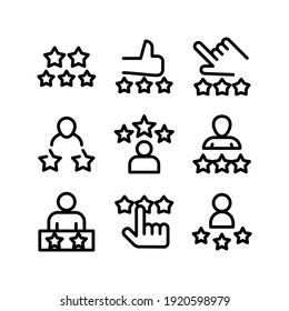 rating icon or logo isolated sign symbol vector illustration - Collection of high quality black style vector icons
