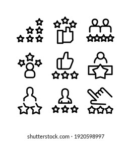 rating icon or logo isolated sign symbol vector illustration - Collection of high quality black style vector icons
