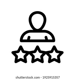 rating icon or logo isolated sign symbol vector illustration - high quality black style vector icons

