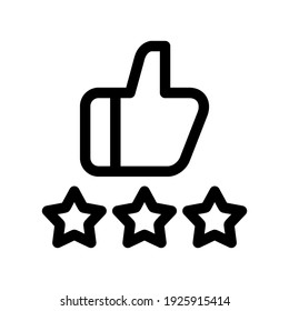 rating icon or logo isolated sign symbol vector illustration - high quality black style vector icons
