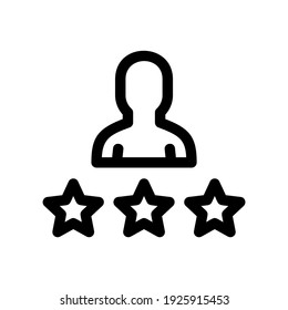 rating icon or logo isolated sign symbol vector illustration - high quality black style vector icons
