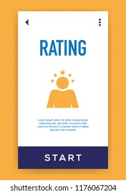 Rating Icon  Onboarding Screen