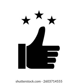 Rating icon. review sign. star symbol. vector illustration