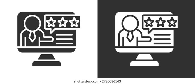 Conjunto De Iconos De Clasificación Colección De Vector Aislada En Blanco Y Negro
