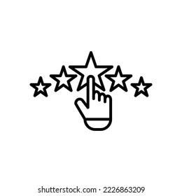 rating icon vector design templates 