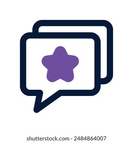 rating icon. vector dual tone icon for your website, mobile, presentation, and logo design.
