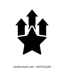 Vector de icono de clasificación. Signo de ilustración de grado. Símbolo de revisión. logotipo de comentario.