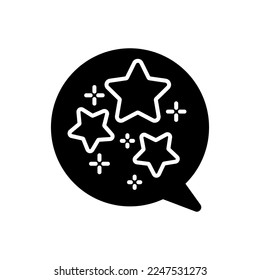 Rating icon vector. Grade illustration sign. Review symbol. comment logo.