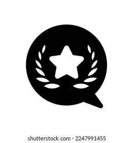Rating icon vector. Grade illustration sign. Review symbol. comment logo.
