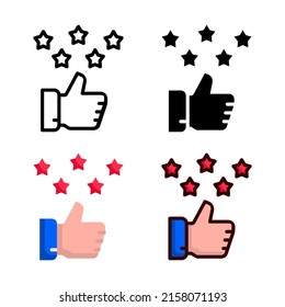 plantilla de logotipo de ilustración de vector de icono de clasificación para sitio web o aplicación móvil