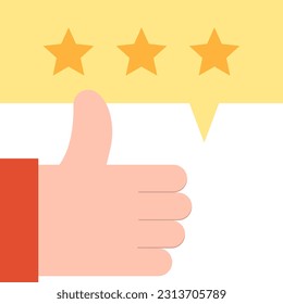 Rating icon vector image. Suitable for mobile application web application and print media.