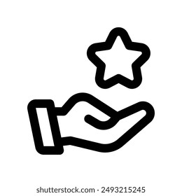 Bewertungssymbol. Symbol für die Vektorgrafik Ihrer Website, Ihres Mobiltelefons, Ihrer Präsentation und Ihres Logos.
