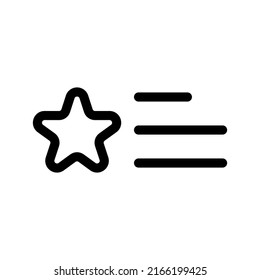 Rating Icon Vector Symbol Design Illustration