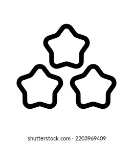 Rating Icon Vector Symbol Design Illustration