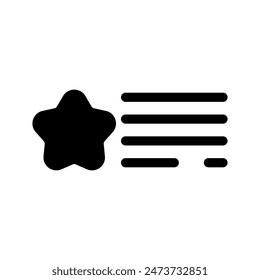 Rating Icon Vector Symbol Design Illustration