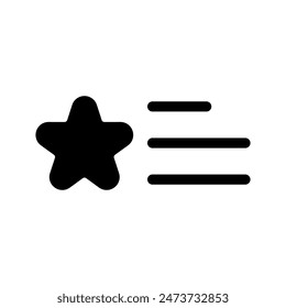 Rating Icon Vector Symbol Design Illustration
