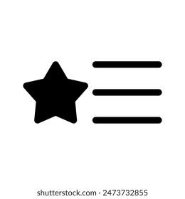 Rating Icon Vector Symbol Design Illustration