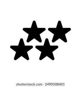 Rating Icon Vector Symbol Design Illustration