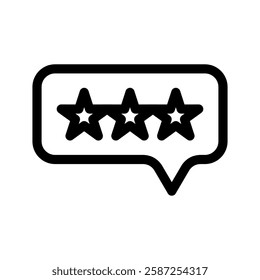 Rating Icon Vector Symbol Design Illustration