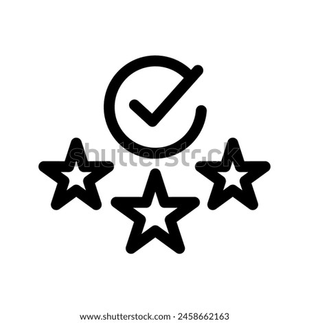 Rating Icon Vector Symbol Design Illustration