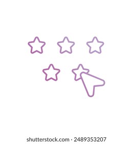 Icono de clasificación con fondo blanco Vector ilustración de stock