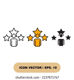 rating icons  symbol vector elements for infographic web
