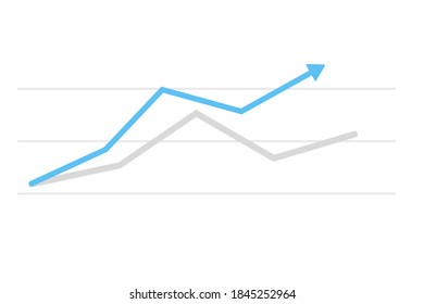 Rating illustration. Vector in flat design