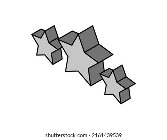 Icono de diseño isométrico de clasificación. Ilustración web de vectores. 3.ª colorida concepción