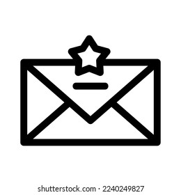 E-Mail-Symbol oder Logo einzeln auf Zeichen, Vektorgrafik - qualitativ hochwertige Vektorsymbole mit schwarzem Hintergrund
