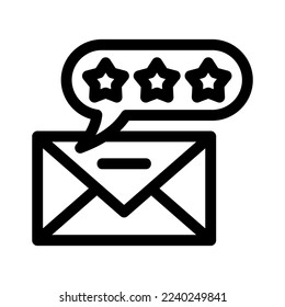 E-Mail-Symbol oder Logo einzeln auf Zeichen, Vektorgrafik - qualitativ hochwertige Vektorsymbole mit schwarzem Hintergrund
