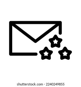 icono de correo de clasificación o logotipo símbolo de signo aislado ilustración vectorial - iconos vectoriales de estilo negro de alta calidad

