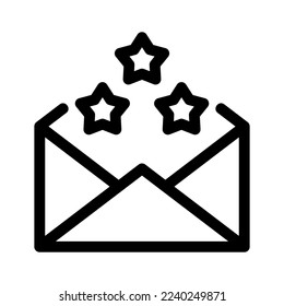 icono de correo de clasificación o logotipo símbolo de signo aislado ilustración vectorial - iconos vectoriales de estilo negro de alta calidad
