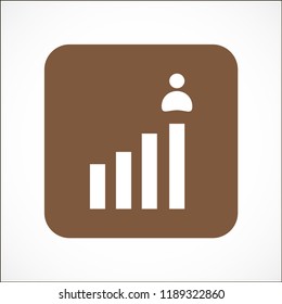 rating men vector icon eps 10