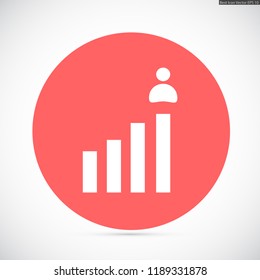 rating men vector icon eps 10