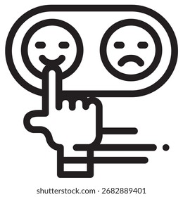 Rating Modern Vector Icon – Minimal Illustration Symbol Template for Web Mobile App UI Design