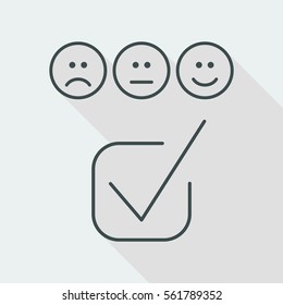 Rating page - Thin icon