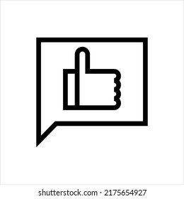 Rating positive feedback vector icon symbol design