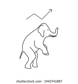 Rating Republicans linear icon. US policy. Thin line customizable illustration. Vector isolated outline drawing