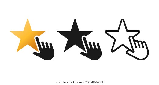 Rating, Review, or feedback icon vector illustration. Customer rating icon vector design template. Customer Review Feedback with Star vector icon design for website, symbol, logo, sign, app, UI.