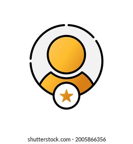 Bewertung, Überprüfung oder Feedback Symbol Vektorgrafik. Symbol-Vektordesign-Vorlage für die Kundenbewertung Feedback des Kunden mit Star-Vektorsymbol-Design für Website, Symbol, Logo, Zeichen, App, Benutzeroberfläche.