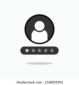 
Rating or Review Icon. Customer Feedbacks Illustrations As A Simple Vector Sign & Trendy Symbol for Design and Sport Websites, Presentation or Application.