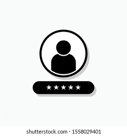 
Rating or Review Icon. Customer Feedbacks Illustrations As A Simple Vector Sign & Trendy Symbol for Design and Sport Websites, Presentation or Application.