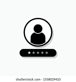 
Rating or Review Icon. Customer Feedbacks Illustrations As A Simple Vector Sign & Trendy Symbol for Design and Sport Websites, Presentation or Application.